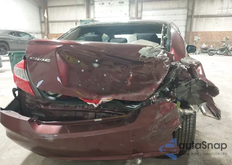 2012 Honda Civic Lx из США, поврежденный, VIN 19XFB2F55CE060791